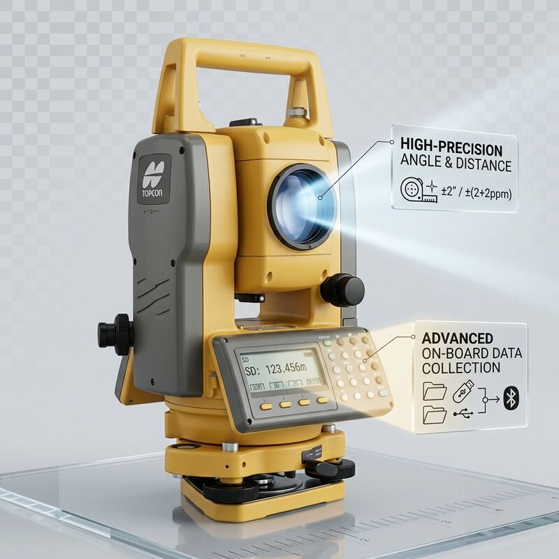 Leica TS03 Total Station with USB Port IP66 Rated Dust and Water Resistance and 500m None Prism Distance